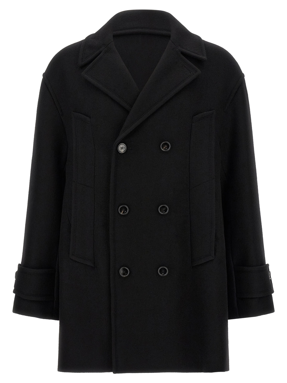 Ami Paris Men Virgin Wool Caban