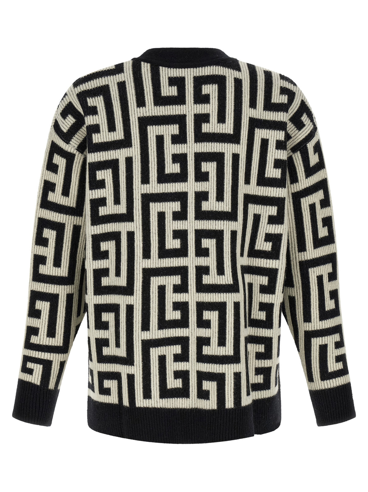 BALMAIN Balmain Men Monogram Macro Cardigan
