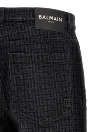 BALMAIN Balmain Men Monogram Pattern Jeans