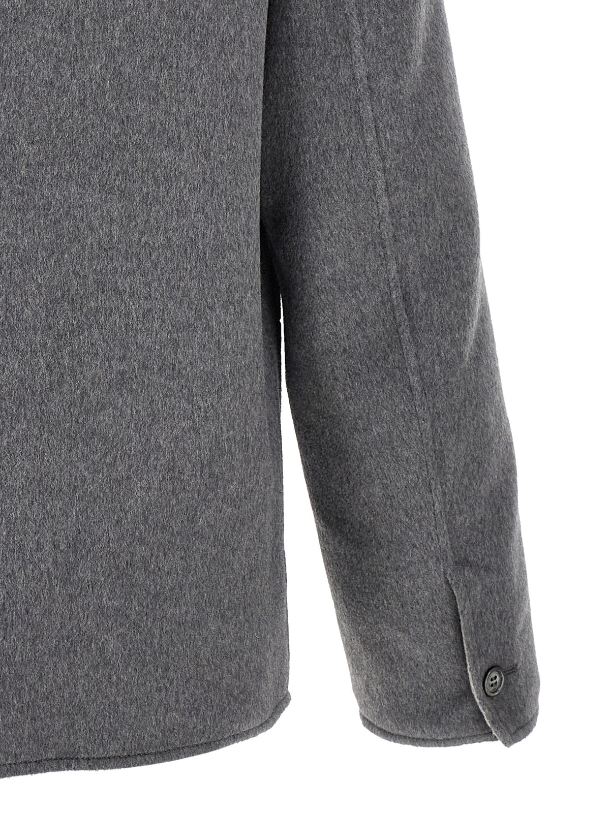 Ami Paris Men Grey Boule Jacket