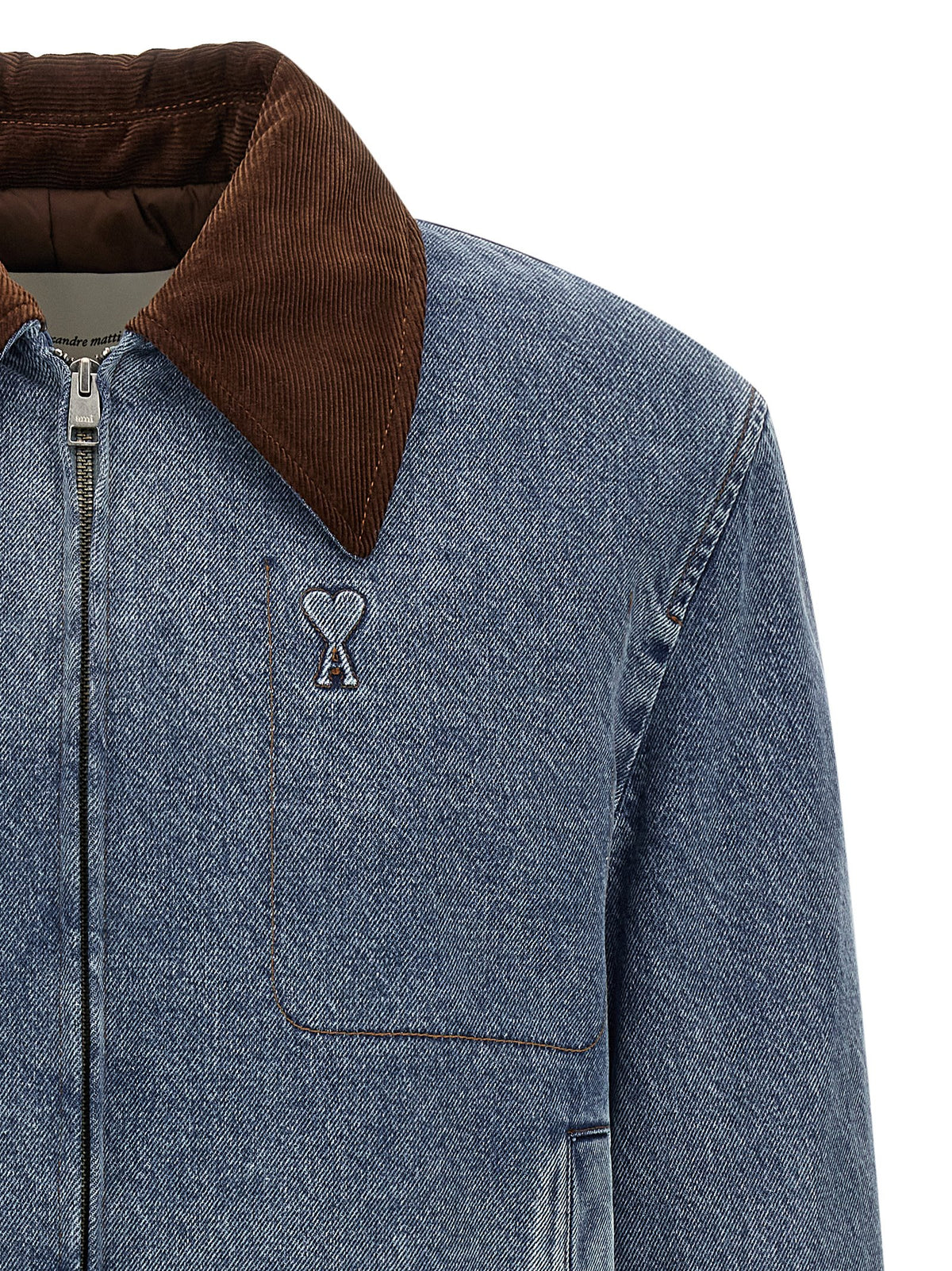 AMI PARIS Ami Paris Men 'Ami De Cœur' Denim Jacket