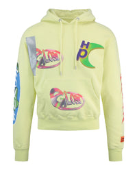 Heron Preston Mens Global Collage Hoodie