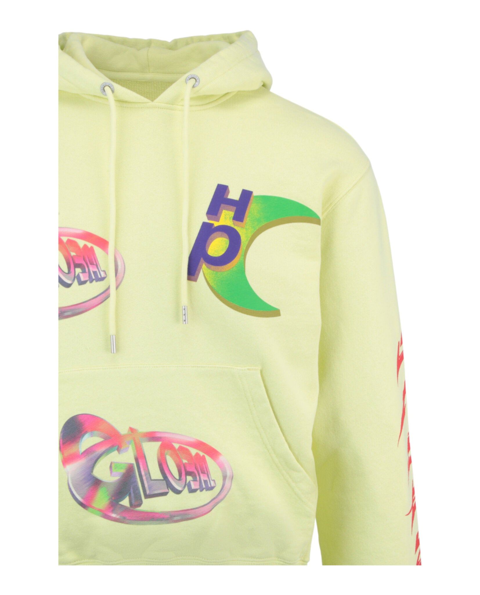 Heron Preston Mens Global Collage Hoodie