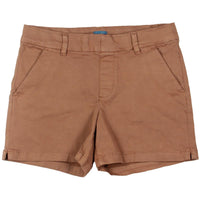 Maddie Womens Pocket Mid Rise Casual Shorts Regular 2 (XS) Tobacco