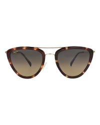 Maui Jim Unisex Cat Eye Tortoise Gold Bronze Fashion Designer Eyewear
