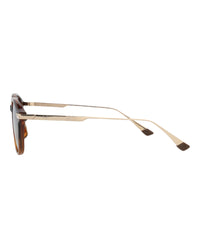 Maui Jim Maui Jim Mens Round/Oval Tortoise Gold Bronze Fashion Designer Eyewear
