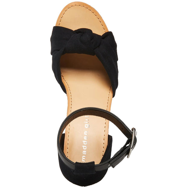 Colette Womens Open Toe Ankle Strap Wedge Heels