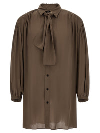 Yohji Yamamoto Men Shirt With Scarf