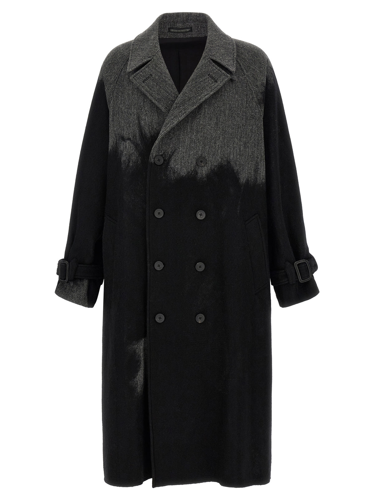 YOHJI YAMAMOTO Yohji Yamamoto Men Shaded Coat