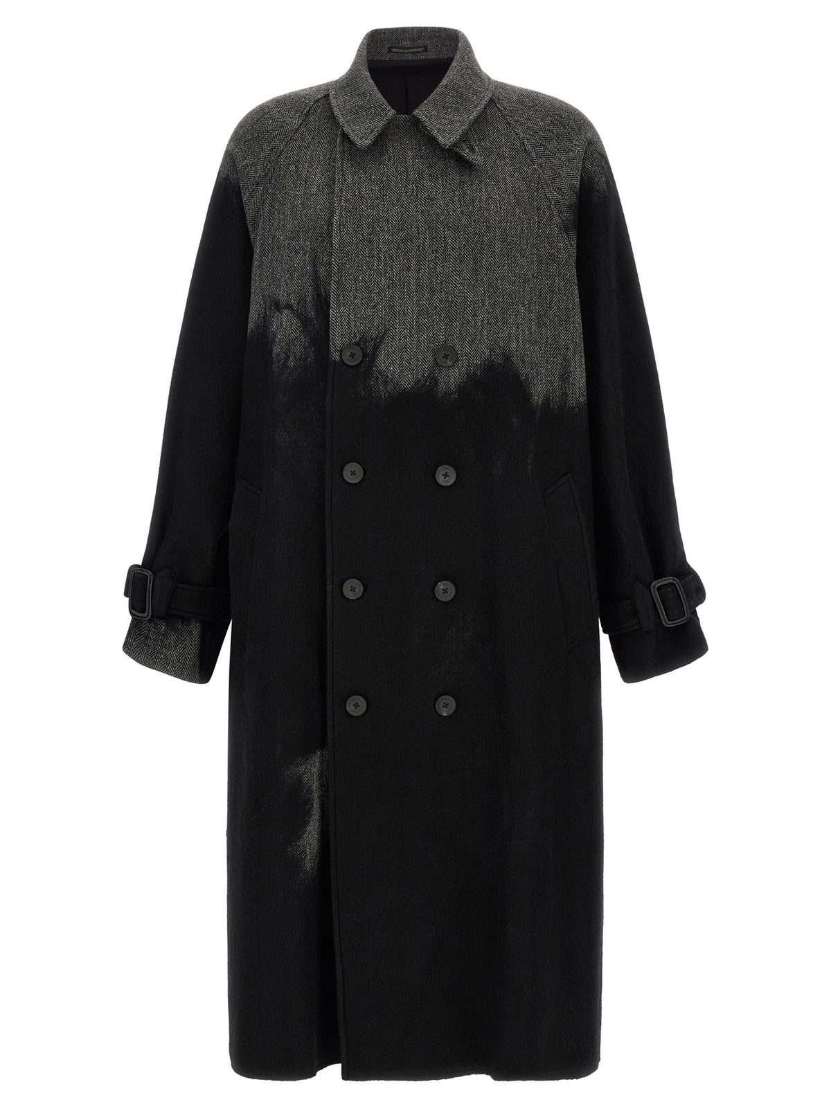 YOHJI YAMAMOTO Yohji Yamamoto Men Shaded Coat