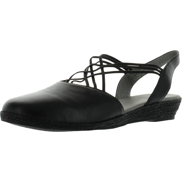 Miracle Womens Strappy Flats Espadrilles