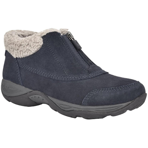 Exclaim Womens Suede Ankle Booties