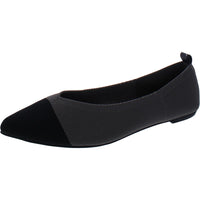 Maryann Womens Slip On Comfort Insole Ballet Flats
