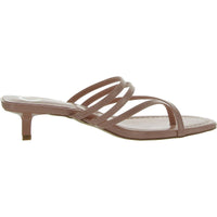 LETTIE Womens Faux Leather Kitten Heel Heels