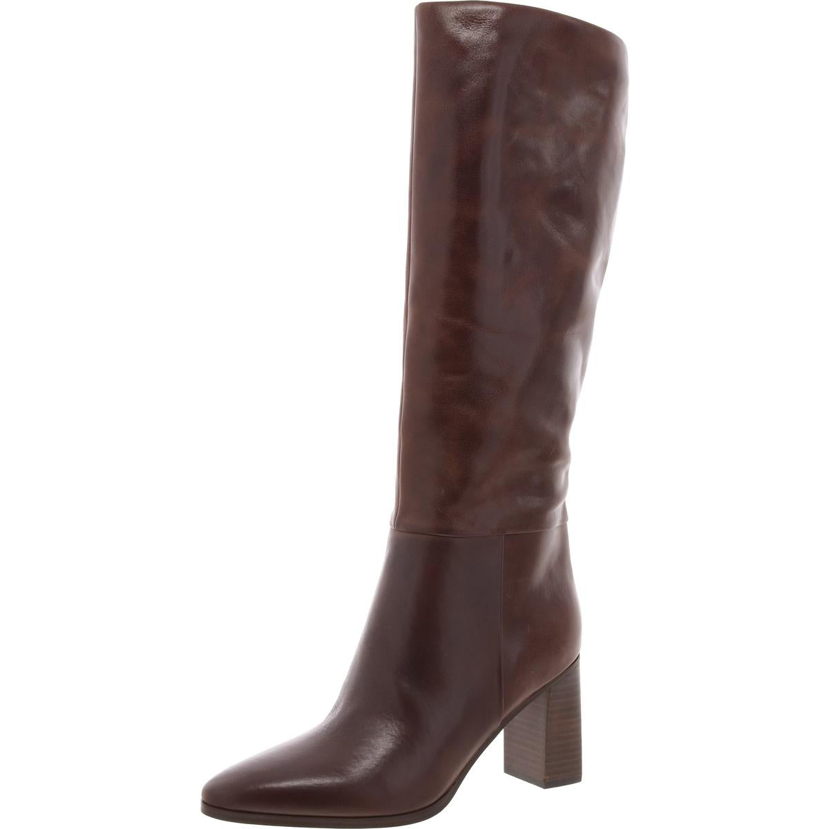 Dawna Womens Zipper Knee-High Boots