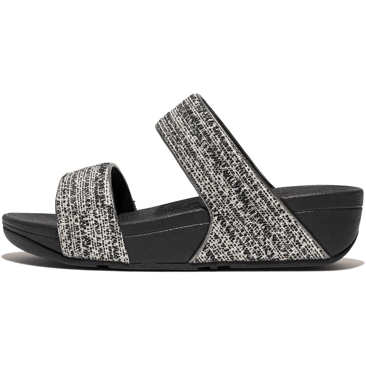 Lulu Shimmerweave Womens Woven Slide Sandals