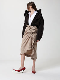 Dries Van Noten Dries Van Noten Women Cotton Blend Ruffled Jacket