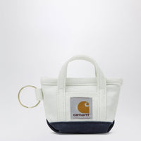 Carhartt Wip Mini Tote Bag Keychain Natural/Blue Men