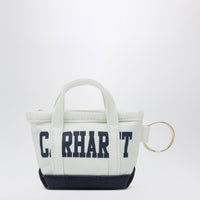 Carhartt Wip Mini Tote Bag Keychain Natural/Blue Men