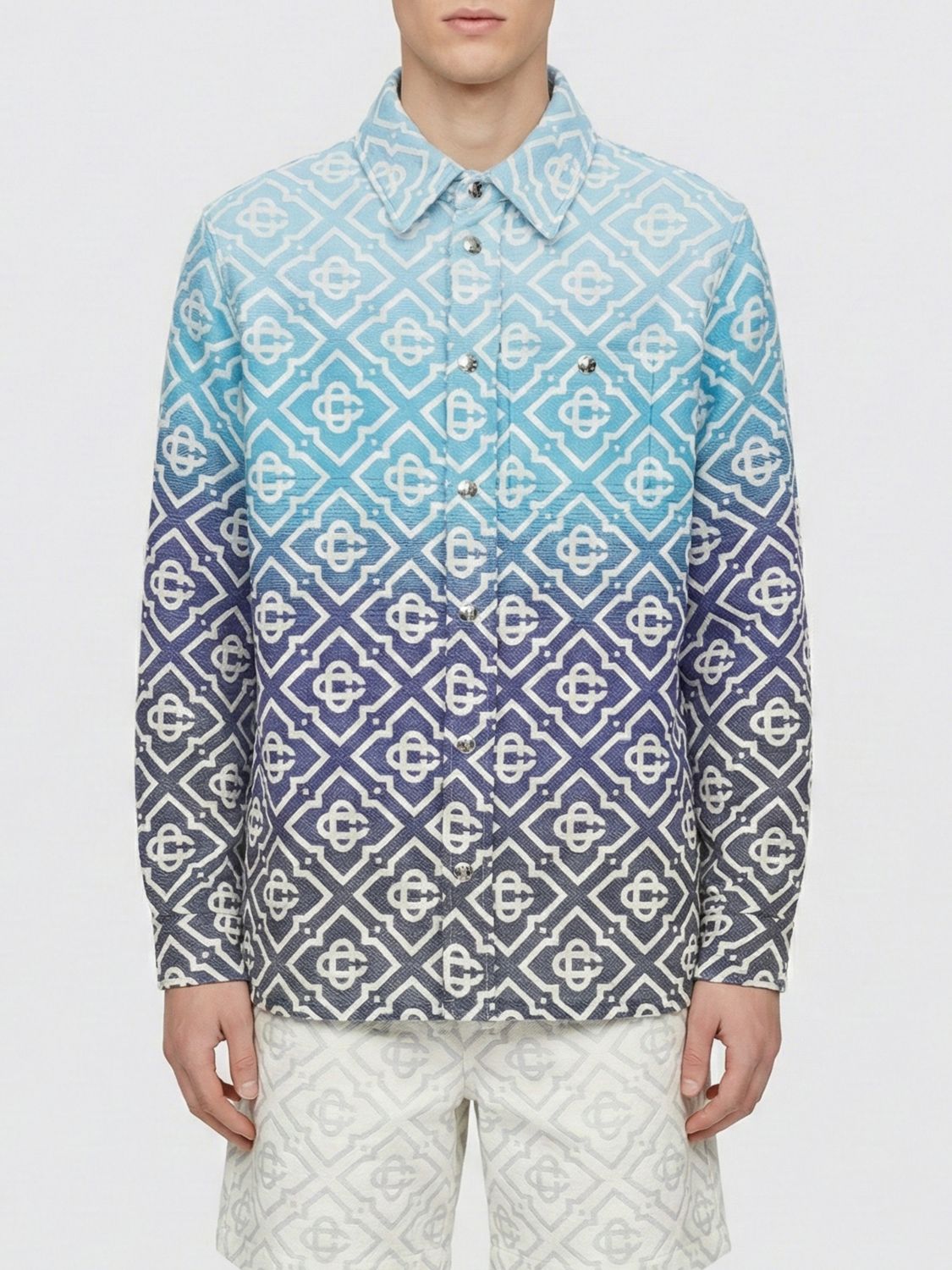 CASABLANCA Casablanca Women Shacket 'Monogram Gradient Jacquard'