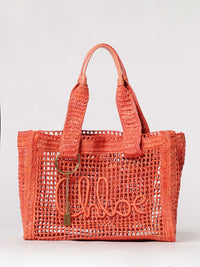 Chloé Women East-West Summer Banana Raffia Tote Bag