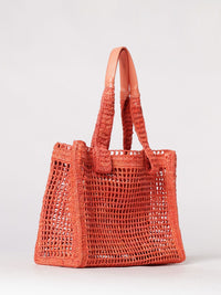 Chloé Women East-West Summer Banana Raffia Tote Bag