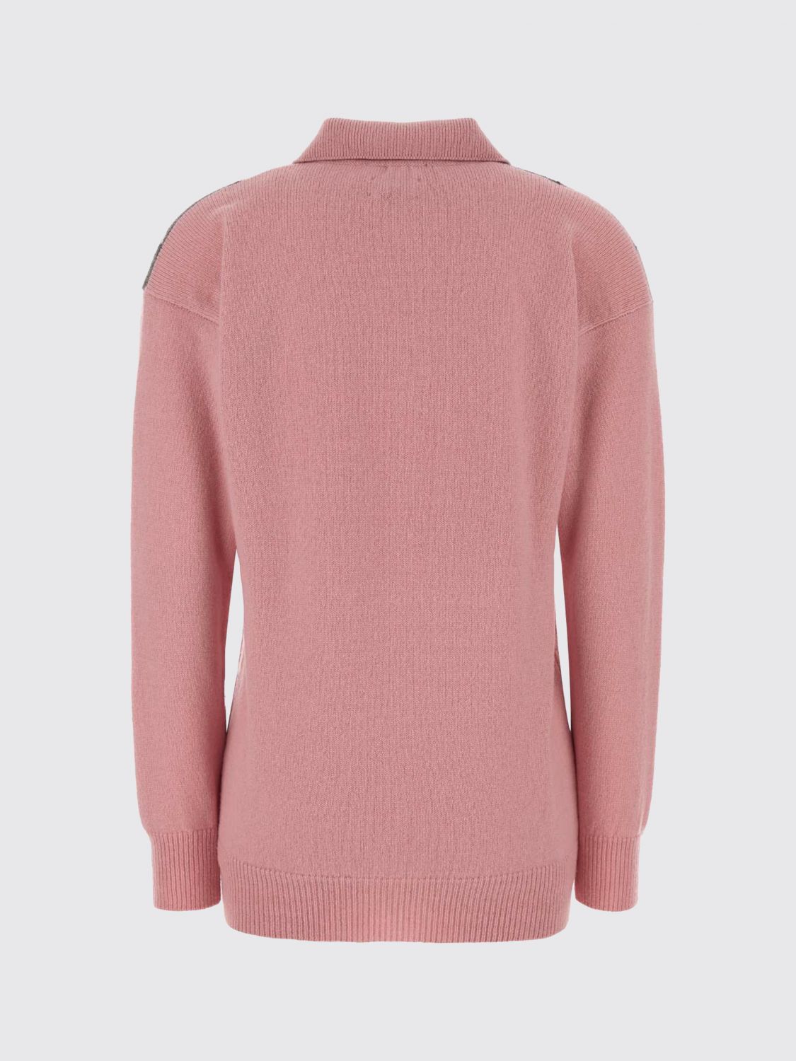 Jw Anderson Women Pink Wool Polo Shirt