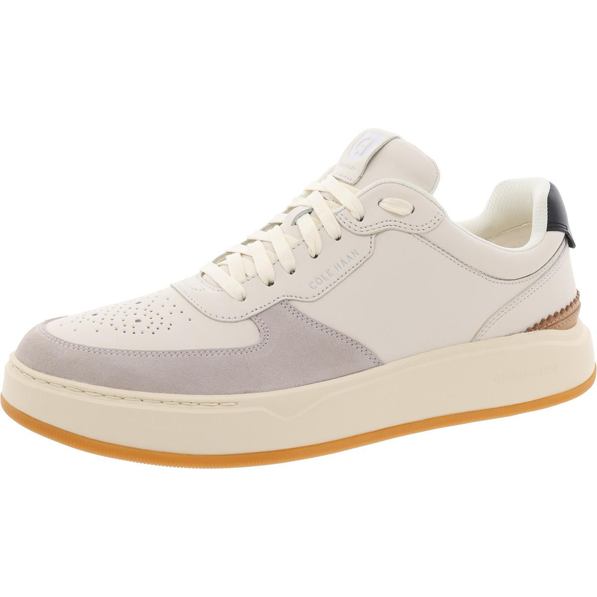 Mens Lace-Up Manmade Casual And Fashion Sneakers