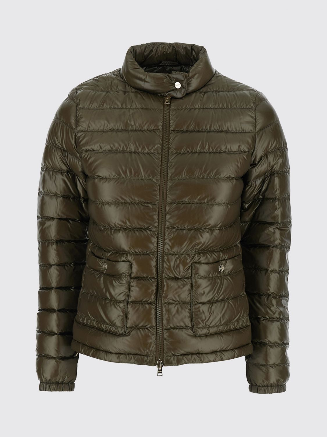Herno Women Green Puffer Jacket With Quilted Design For Men