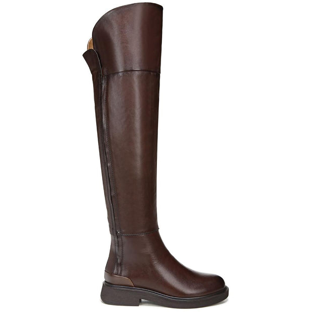 Battina  Womens Leather Wide Calf Knee-High Boots