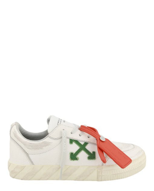 Off-White Womens Low Vulcanized Leather Sneakers – Bluefly