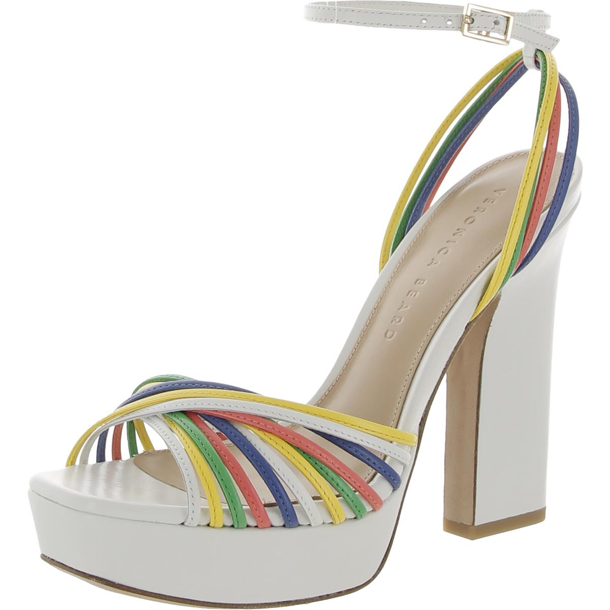 Fletcher Womens Strappy Square Toe Heels