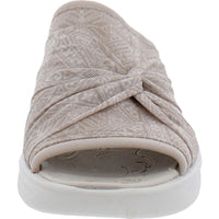 Smile II Womens Slip On Wedge Sandals