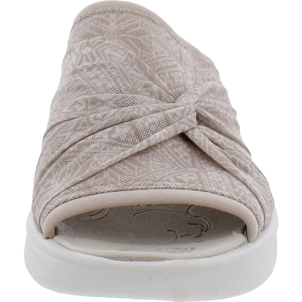 Smile II Womens Slip On Wedge Sandals