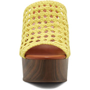 Shelbie 2 Womens Woven Slip On Heels