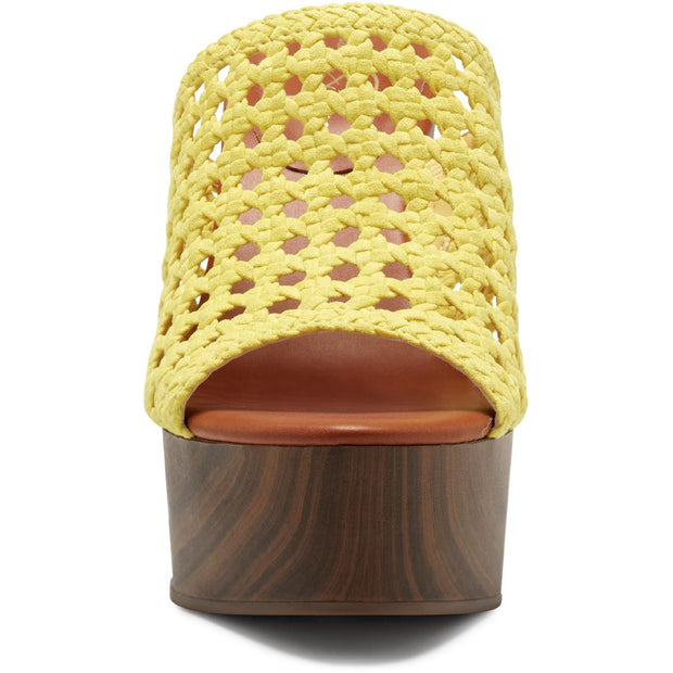 Shelbie 2 Womens Woven Slip On Heels