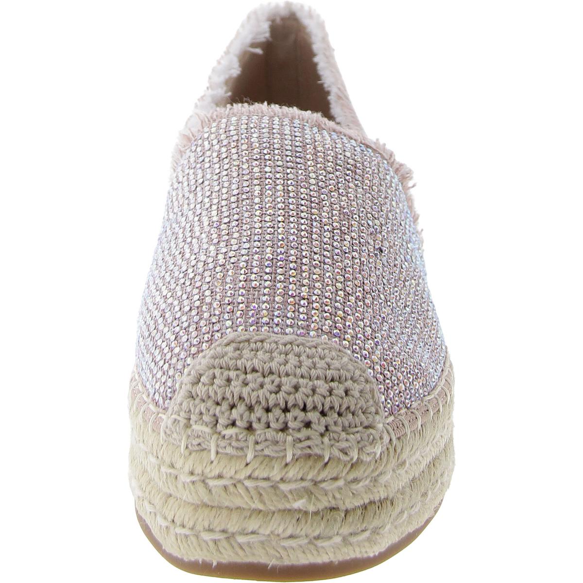 Samara Womens Rhinestone Slip On Espadrilles