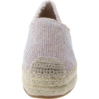 Samara Womens Rhinestone Slip On Espadrilles