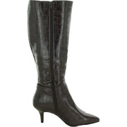 Cruelaa Womens Zipper Knee-High Boots