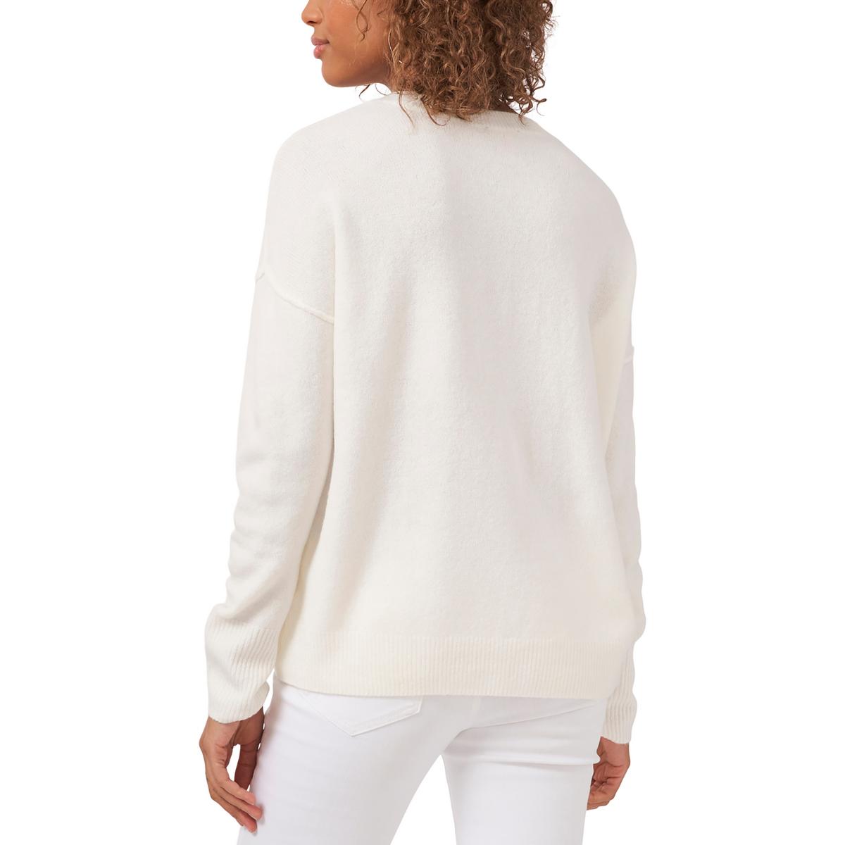 Plus Womens Collared Cuff Sleeves Button-Down Top