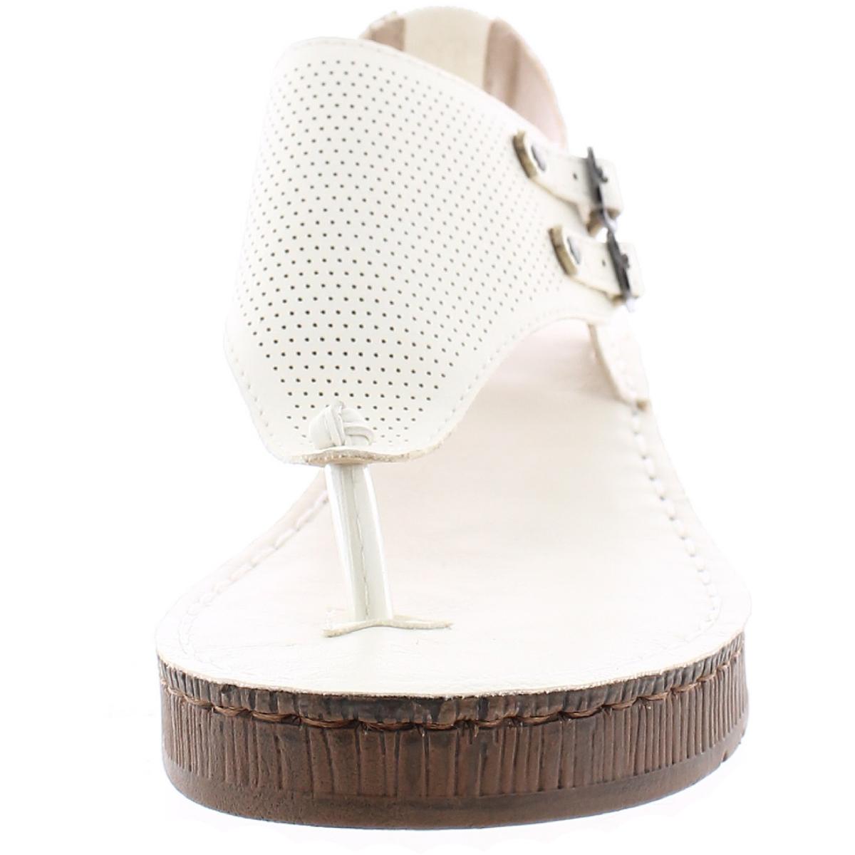 Mckell Womens Buckle Wedge Sandals