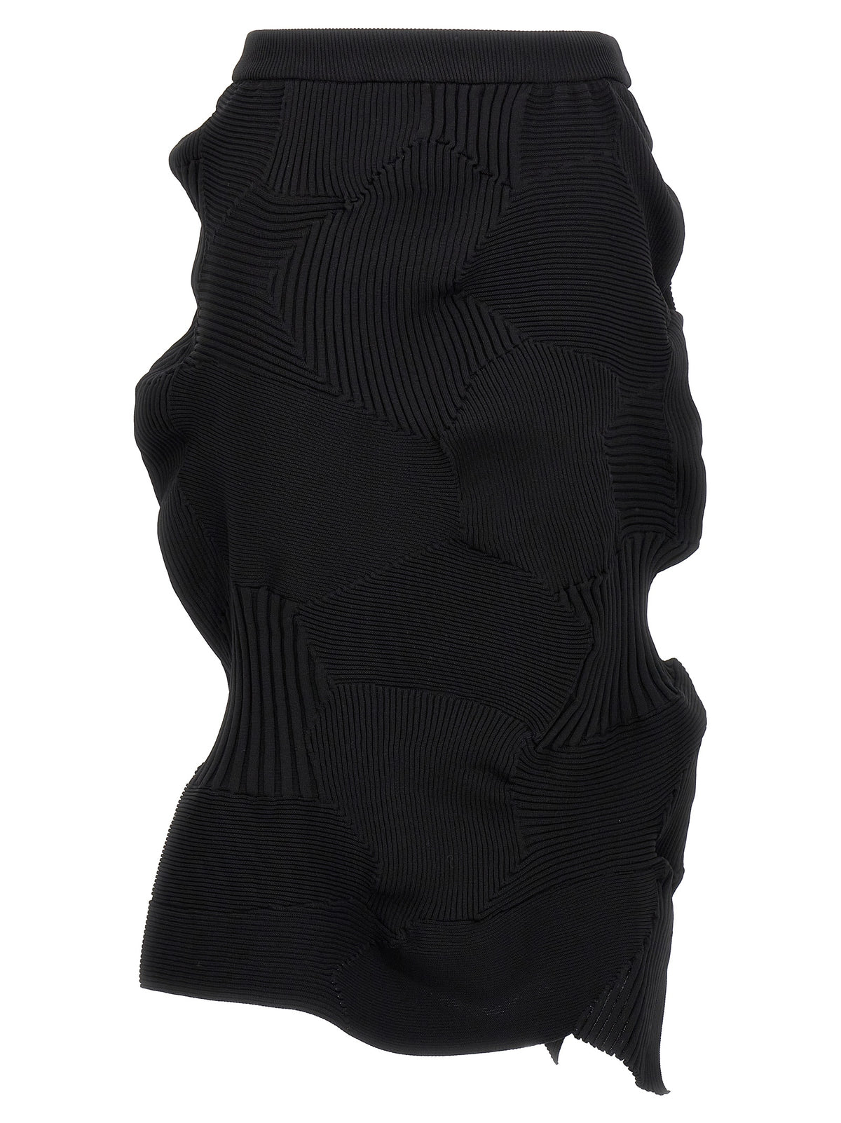 Issey Miyake Women Black 'Kone Kone' Skirt