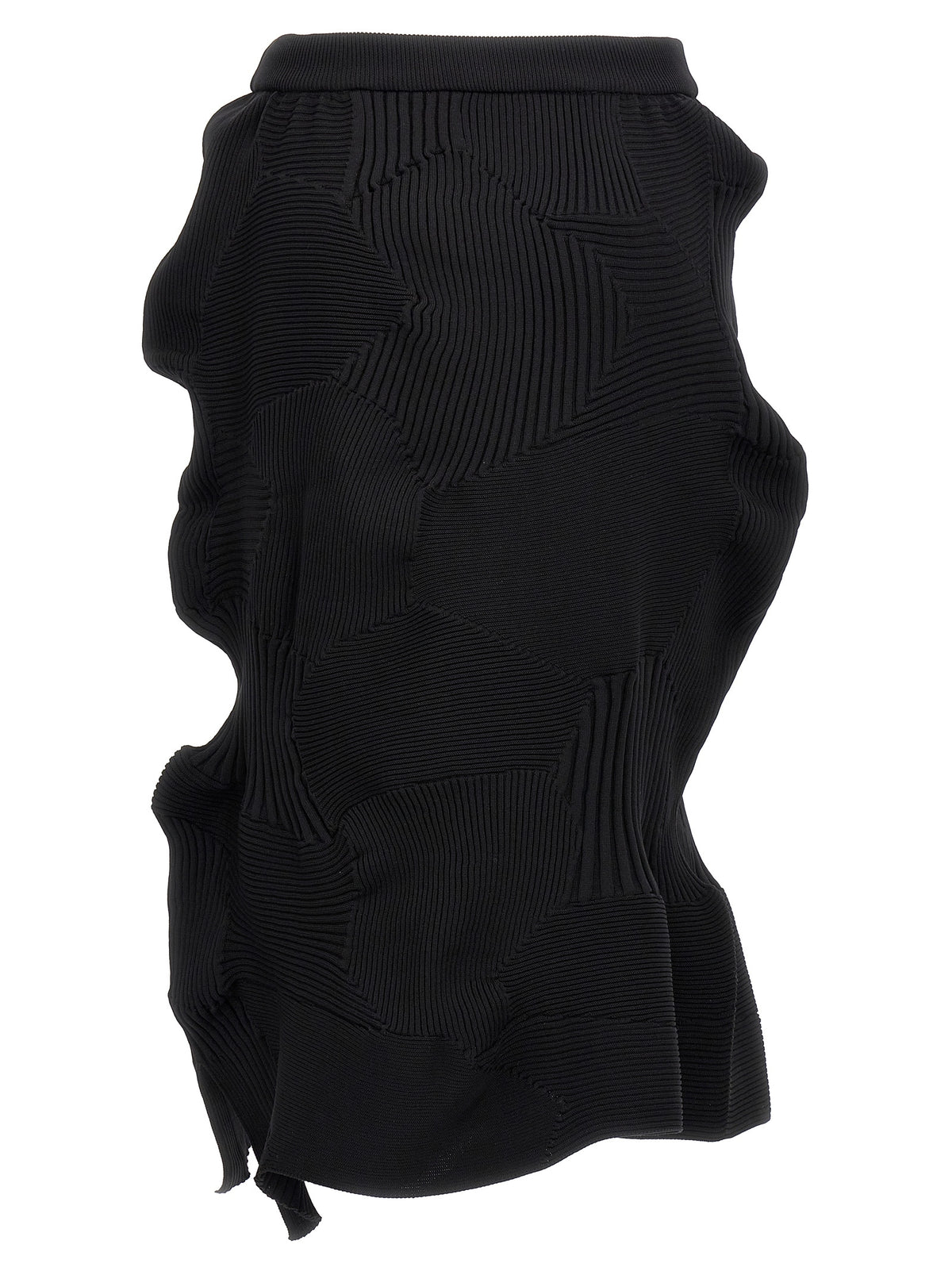 Issey Miyake Women Black 'Kone Kone' Skirt