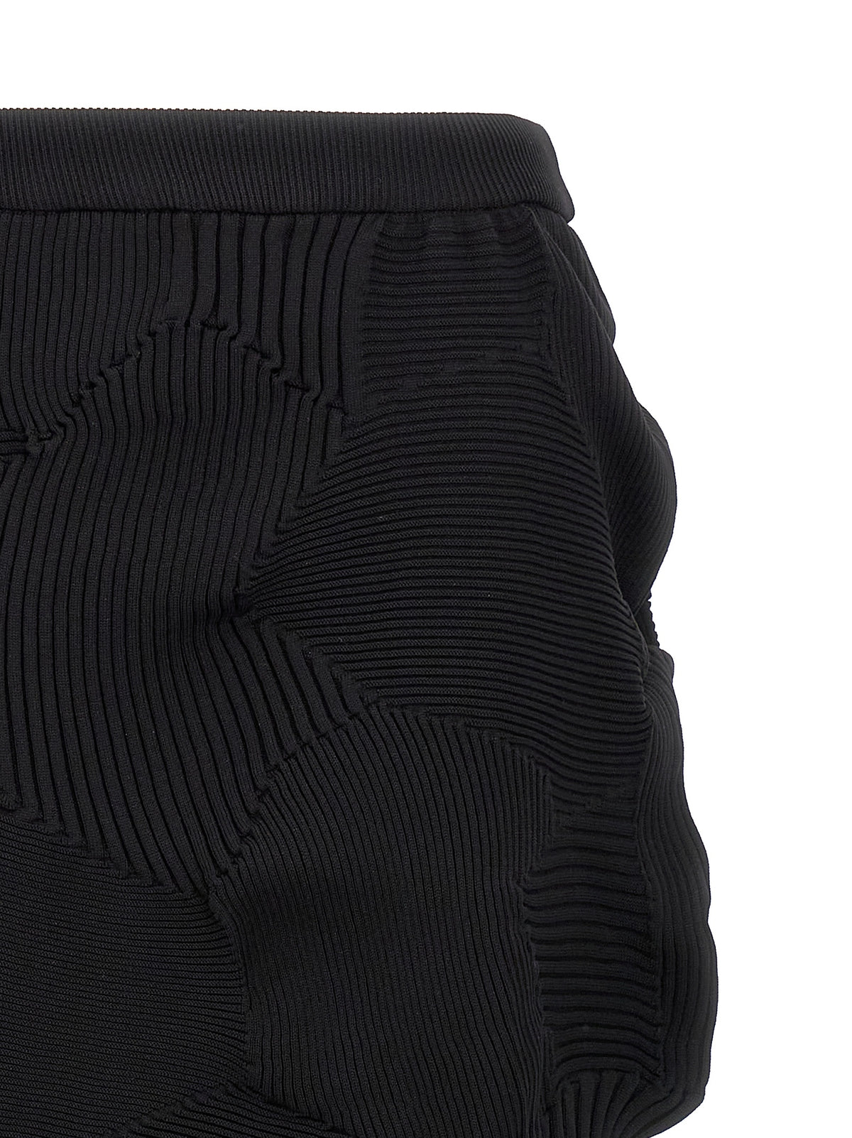 Issey Miyake Women Black 'Kone Kone' Skirt
