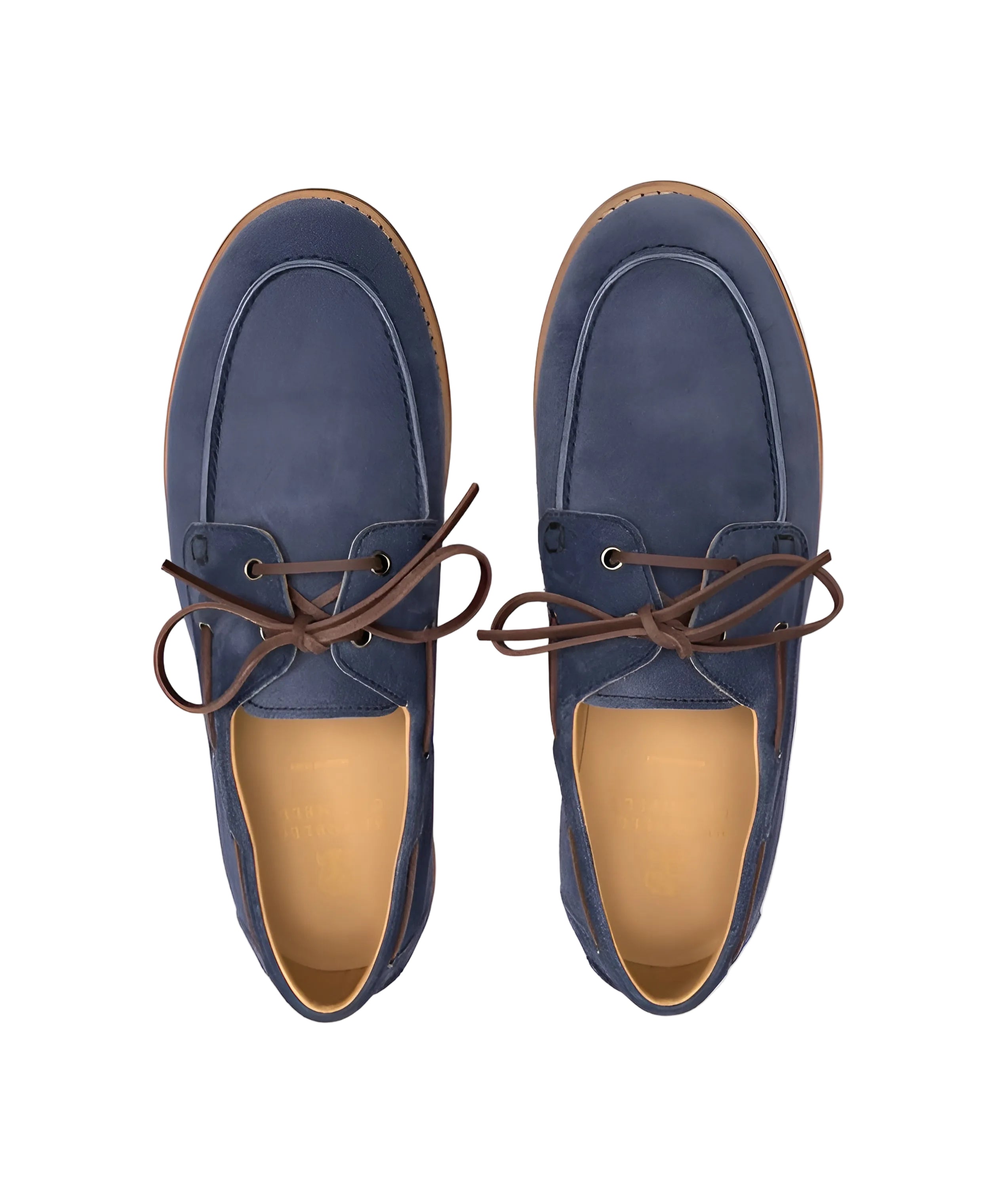 Brunello Cucinelli Mens Loafers In Deep Blue