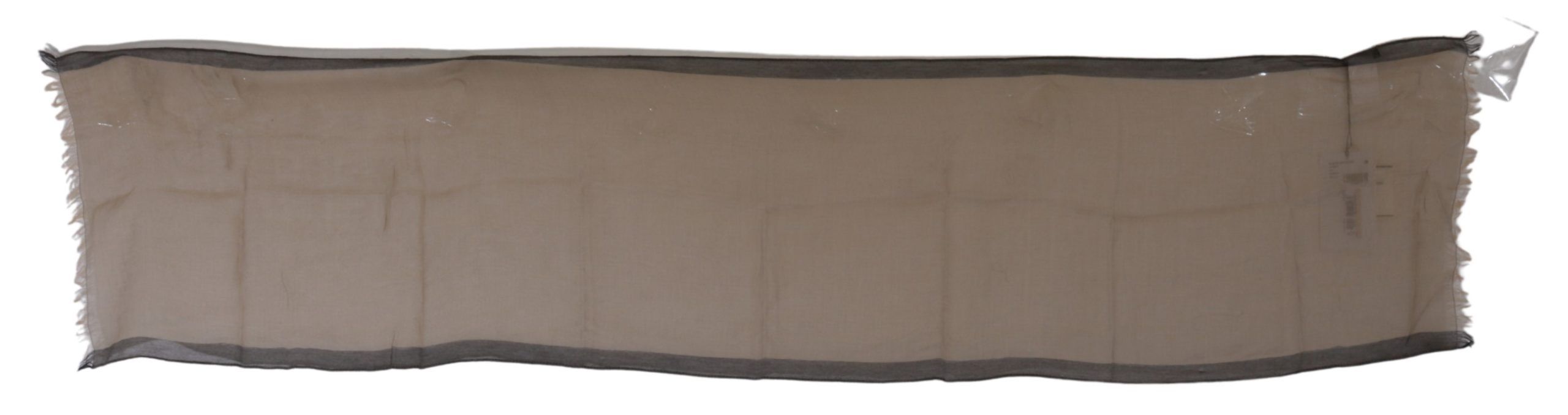Costume National Elegant Beige Cotton Scarf for Women's Women