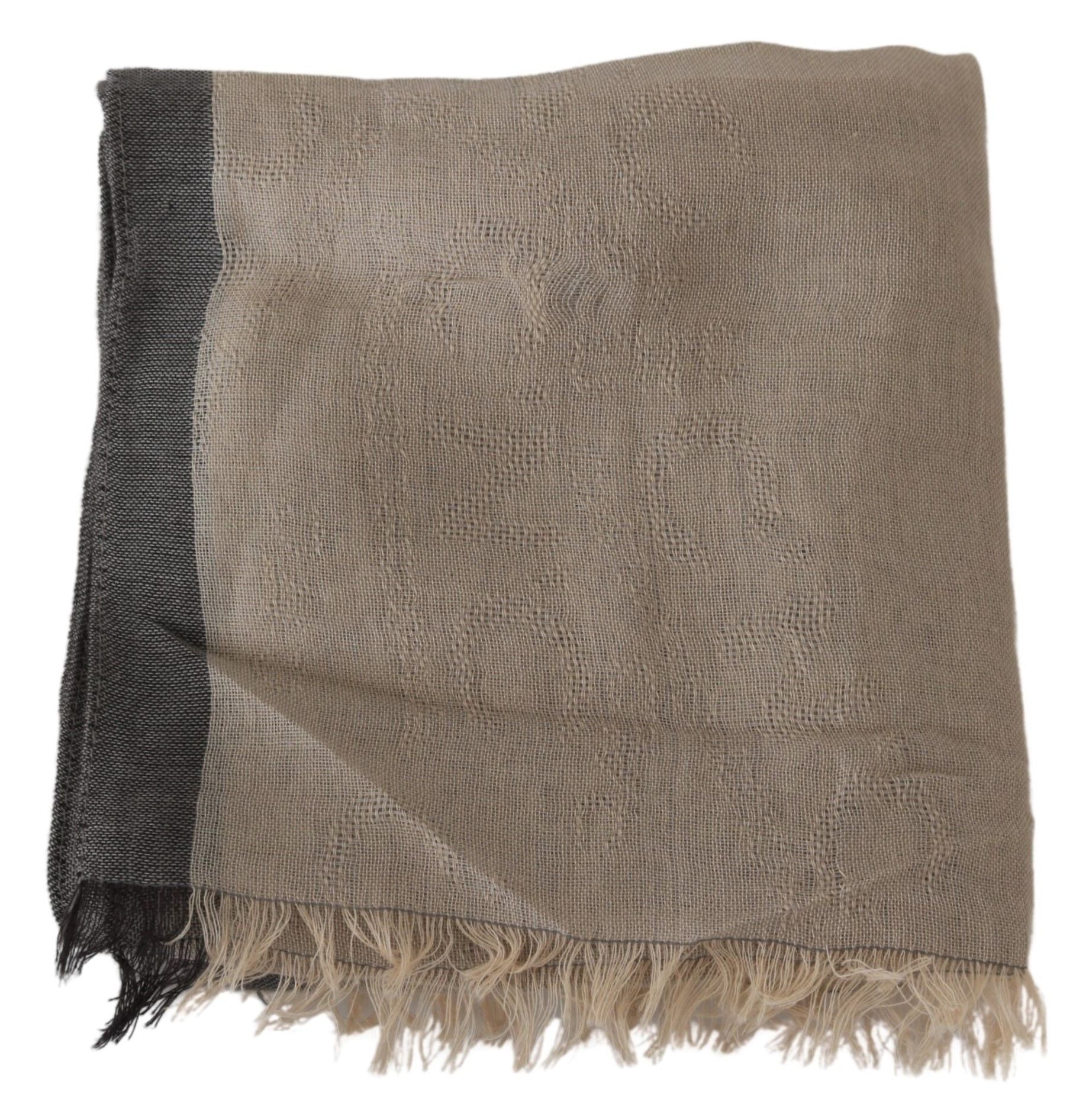 Costume National Elegant Beige Cotton Scarf for Women's Women