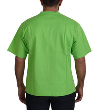 Dolce & Gabbana Green Cotton DG CHANNEL Top Men's T-shirt10