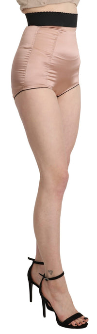 Dolce & Gabbana Silk High Waist Mini Hot Women's Pants