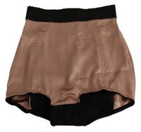 Dolce & Gabbana Silk High Waist Mini Hot Women's Pants